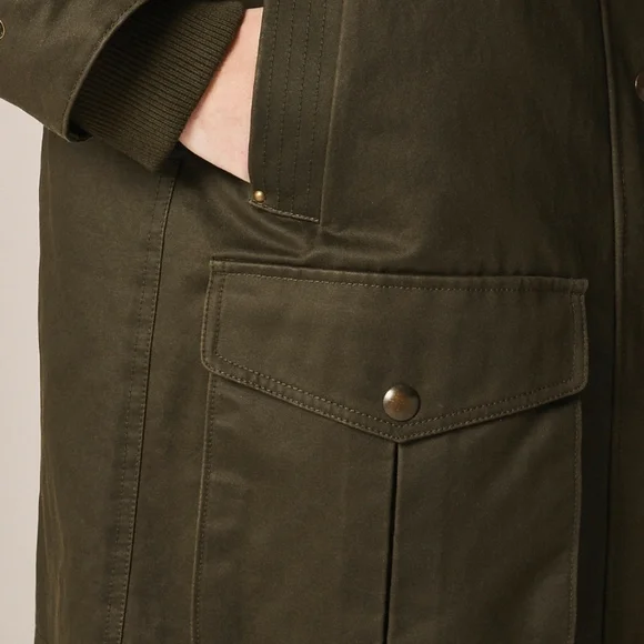 J. Crew Broken-in Barn Jacket - Olive Green